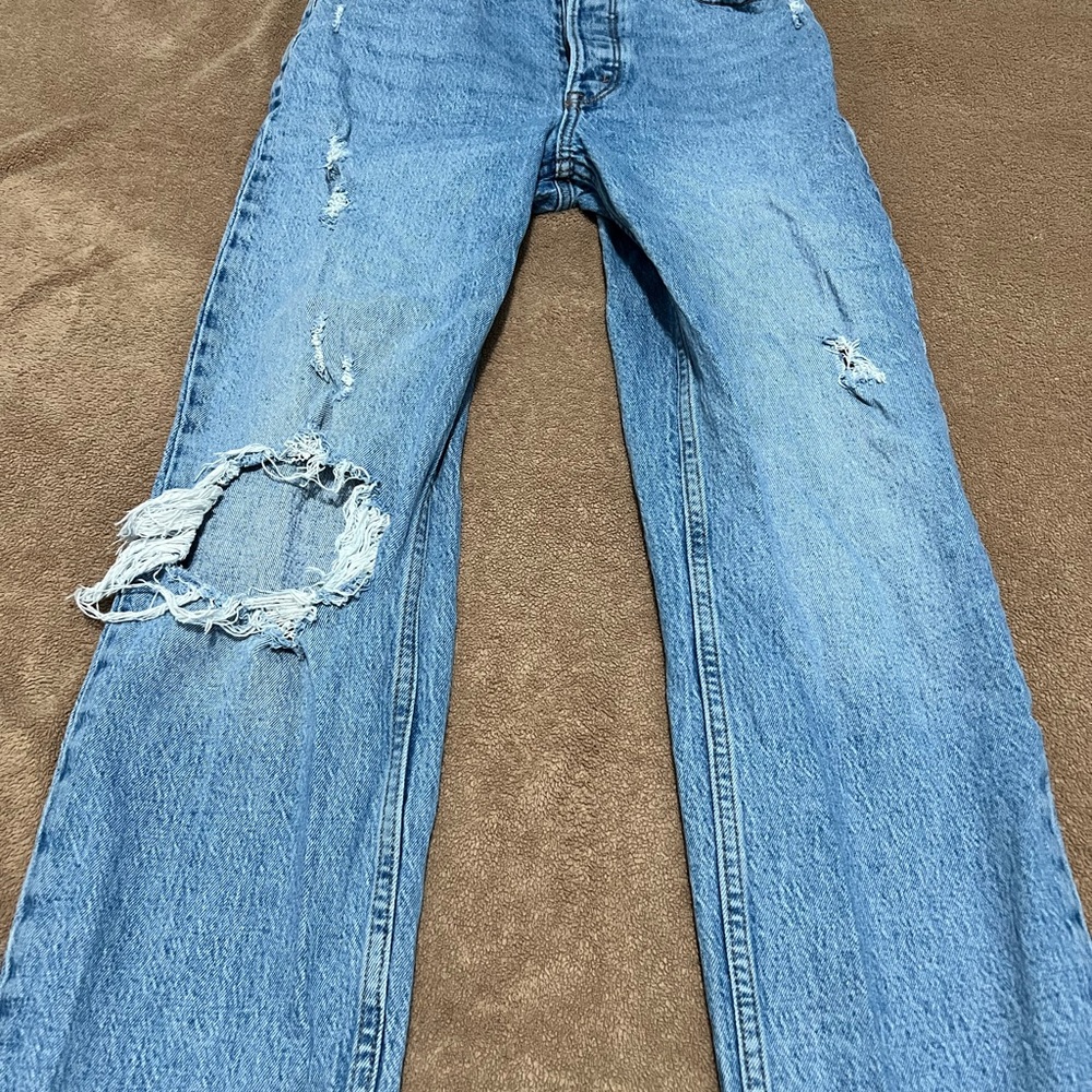Abercrombie & Fitch dad High rise Jeans
